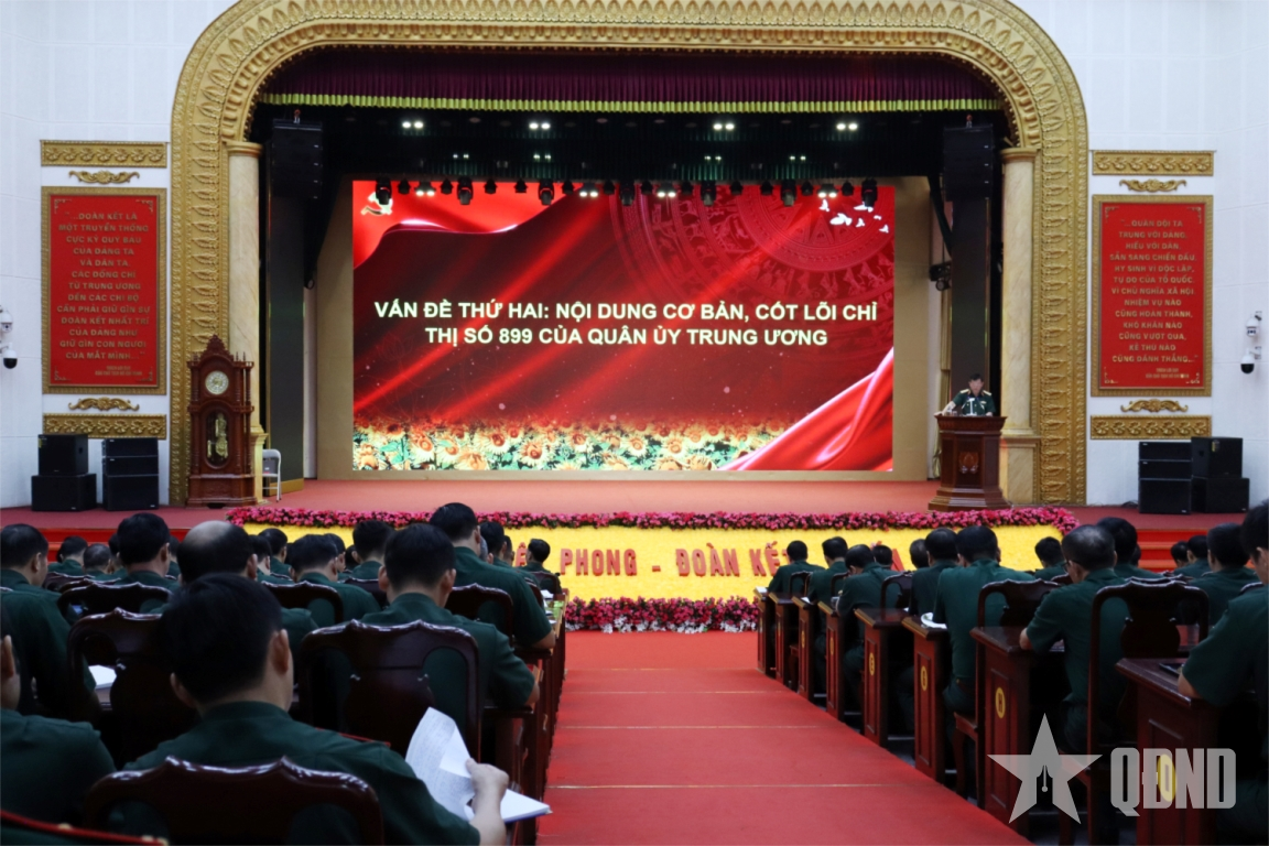 Quân khu 1 quán triệt, triển khai thực hiện các nghị quyết, chỉ thị của Bộ Chính trị